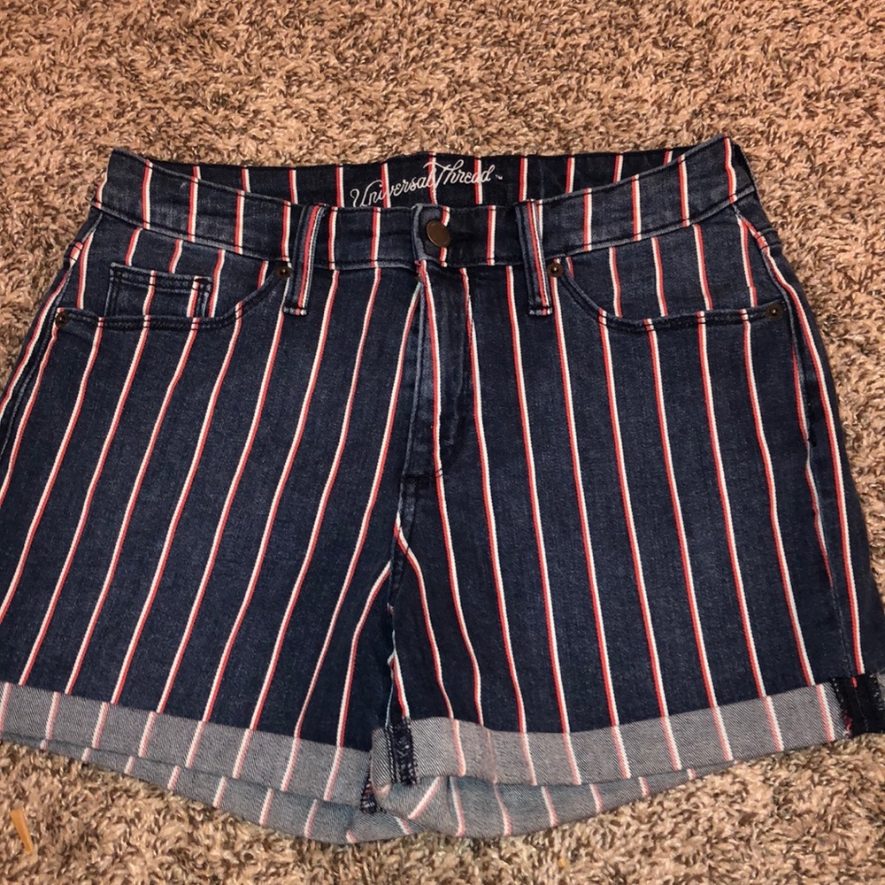 Denim shorts